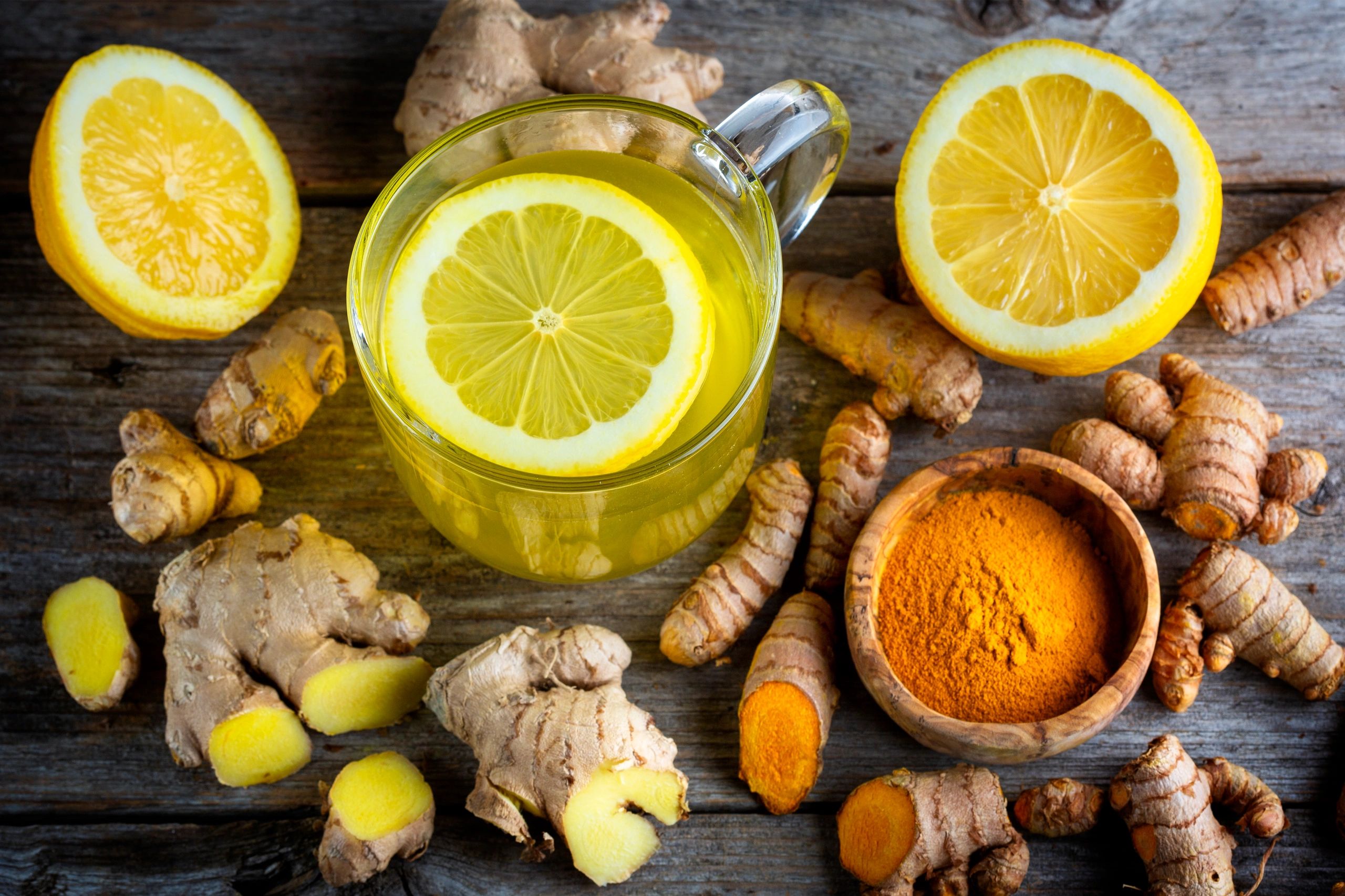 Ginger Immunity Shot & Morning Tea
